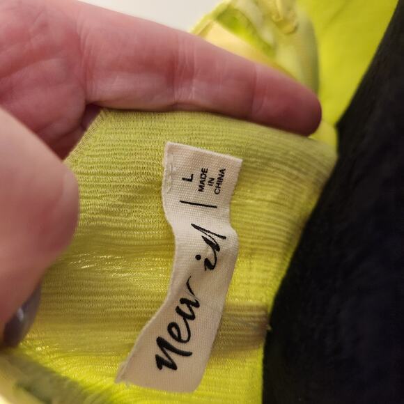 NEW IN Lattice Detail Green Sundress, Size Large - Picture 8 of 11